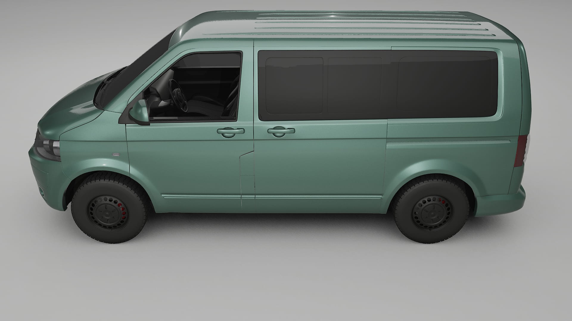 VW Transporter T5 Caravelle TPU Paint Protection Film | EVERGREEN Color Change PPF Full Pre-Cut Kit
