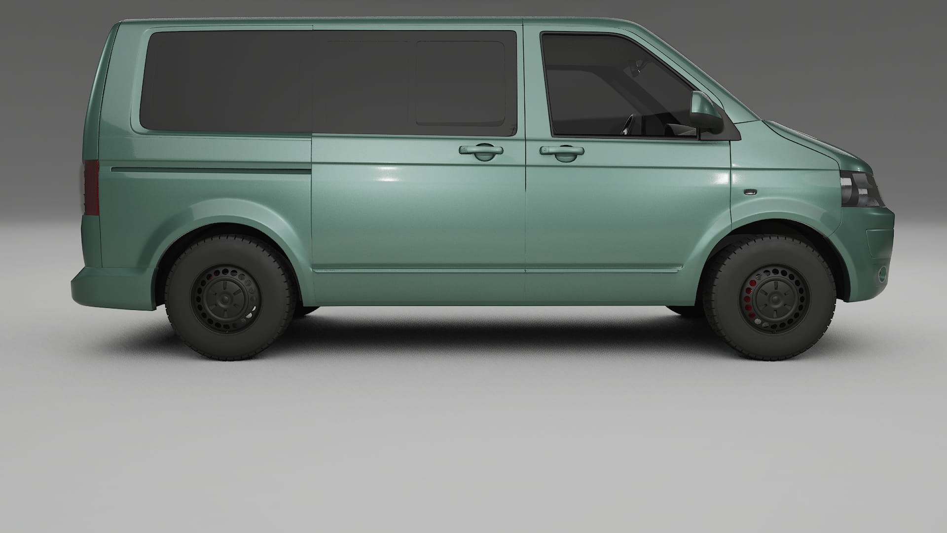 VW Transporter T5 Caravelle TPU Paint Protection Film | EVERGREEN Color Change PPF Full Pre-Cut Kit