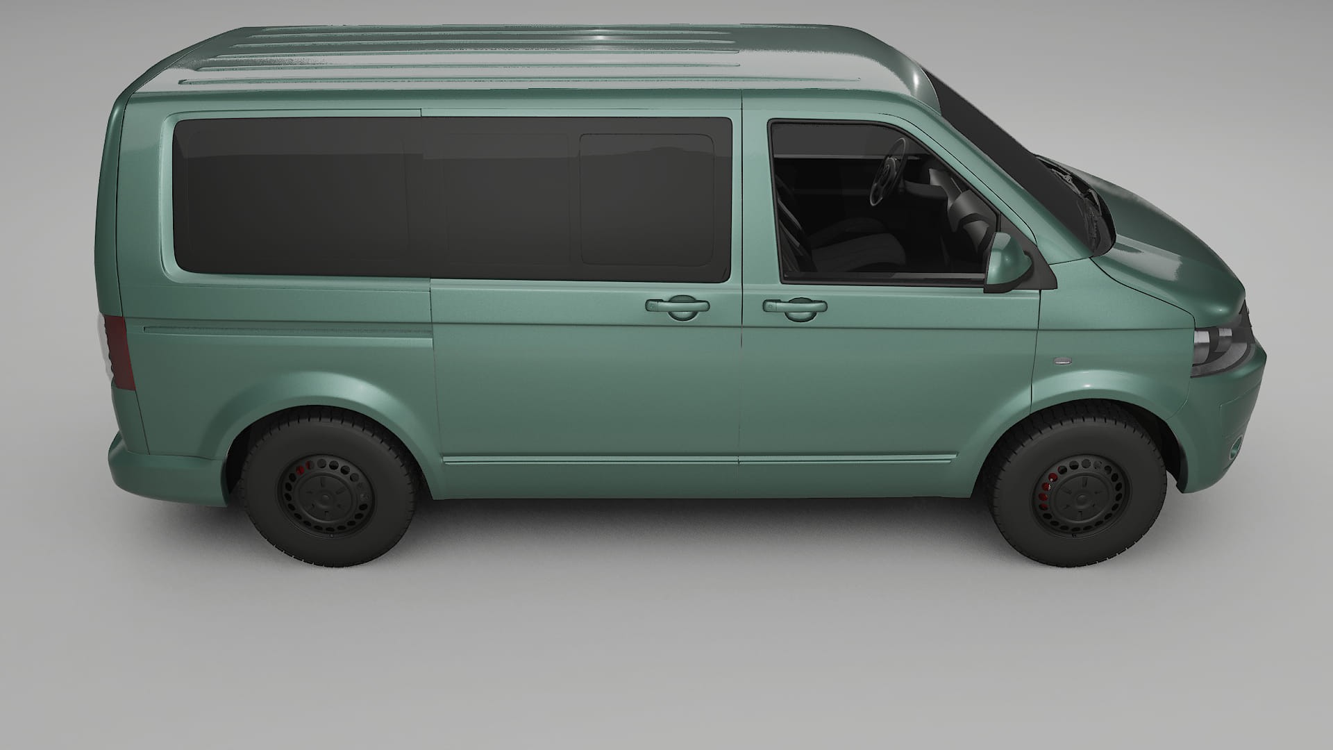 VW Transporter T5 Caravelle TPU Paint Protection Film | EVERGREEN Color Change PPF Full Pre-Cut Kit