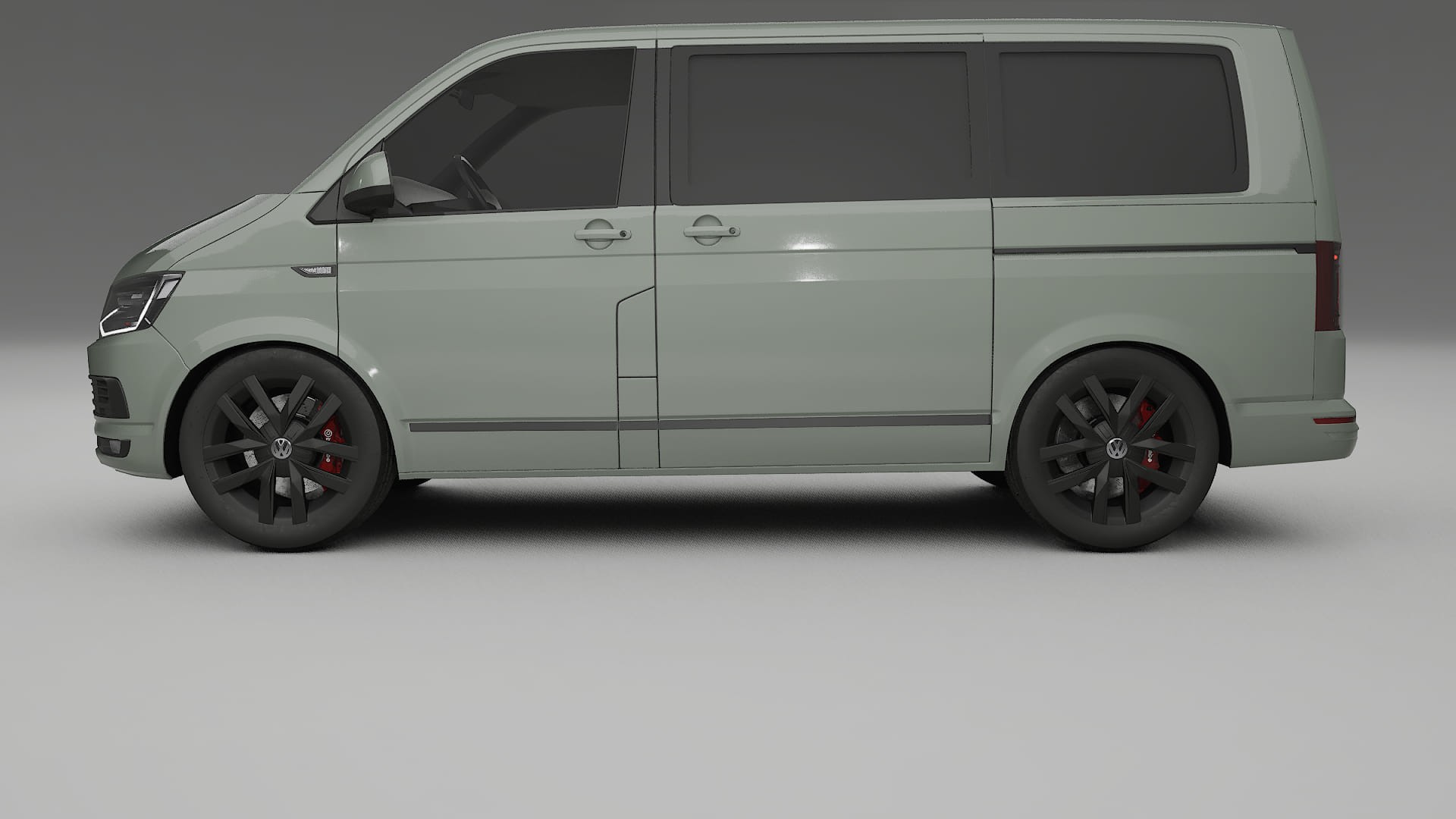 VW Transporter T6 Multivan TPU Paint Protection Film | SLATE Color Change PPF Full Pre-Cut Kit