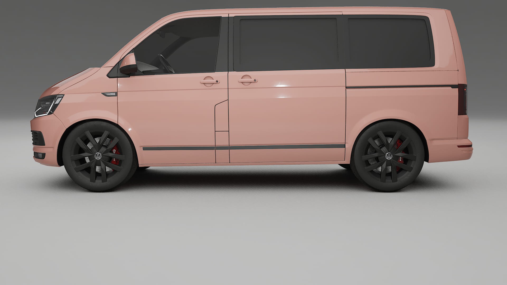VW Transporter T6 Multivan TPU Paint Protection Film | BLUSH Color Change PPF Full Pre-Cut Kit