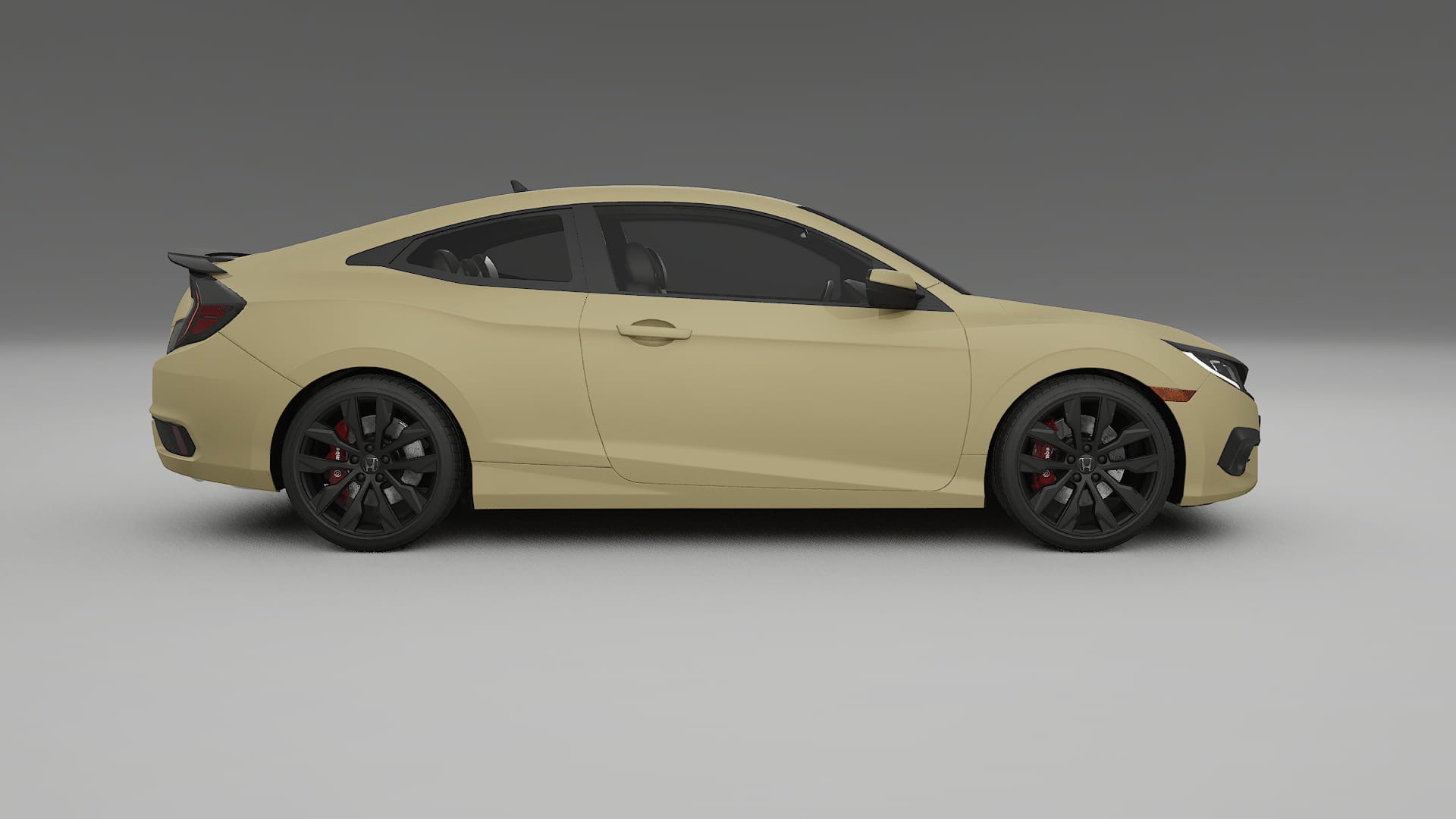 Honda Civic coupe prefacelift pre-LCI TPU Paint Protection Film | SAND Color Change PPF Full Pre-Cut Kit