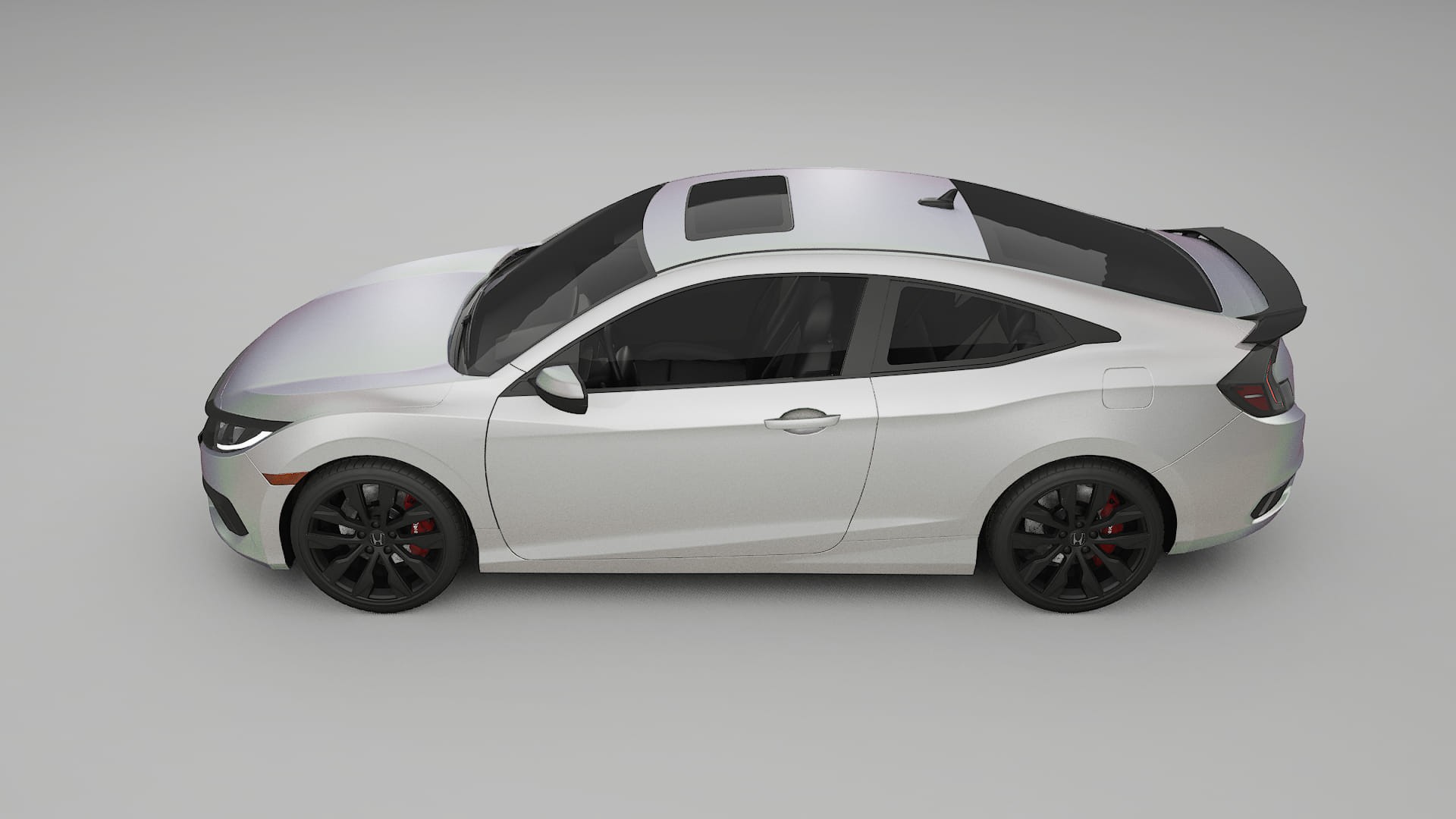 Honda Civic coupe prefacelift pre-LCI TPU Paint Protection Film | NEBULA Color Change PPF Full Pre-Cut Kit