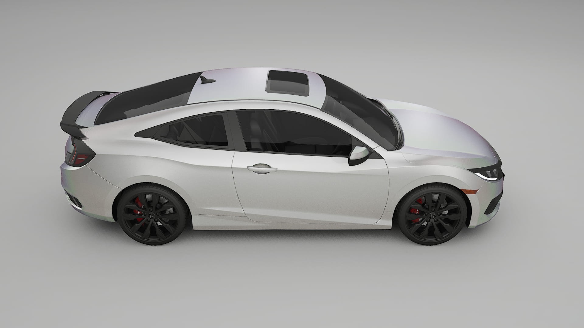 Honda Civic coupe prefacelift pre-LCI TPU Paint Protection Film | NEBULA Color Change PPF Full Pre-Cut Kit